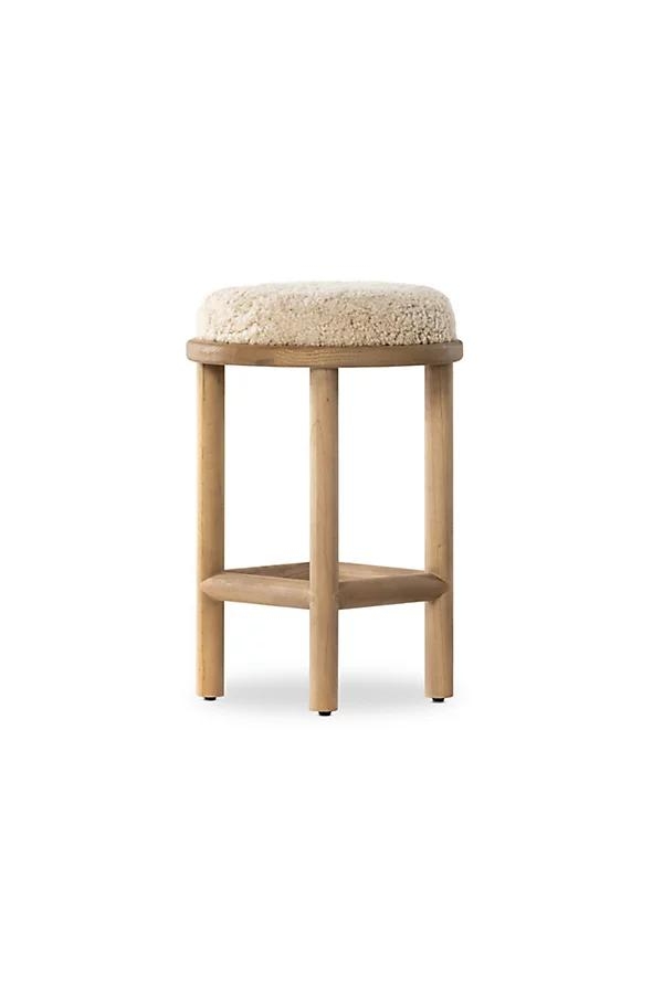 Saldino Shearling Counter Stool - Image 0