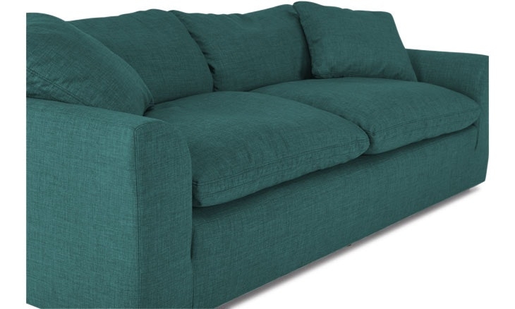 Blue Bryant Mid Century Modern Sofa - Prime Peacock - Image 4