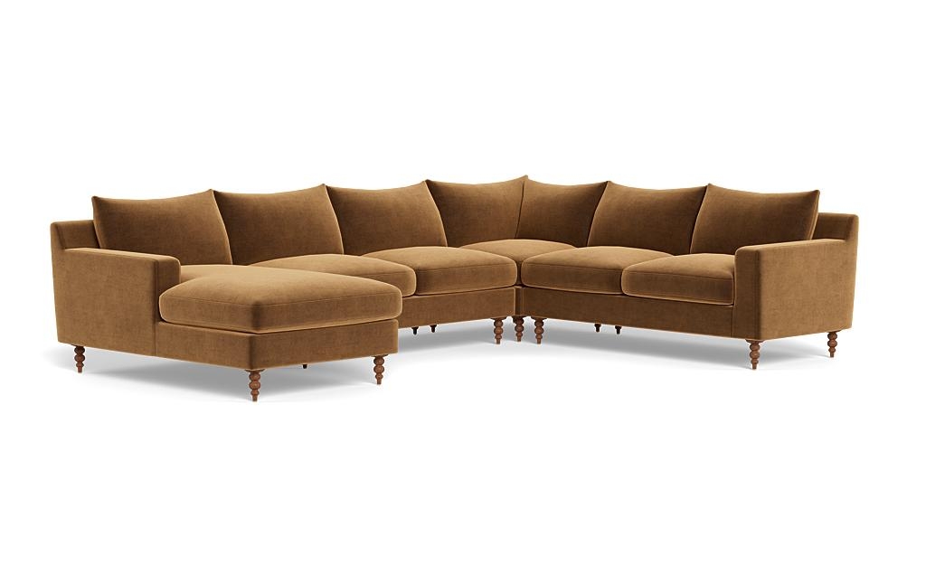 Sloan 4-Piece Corner Sectional Sofa with Left Chaise - Image 1