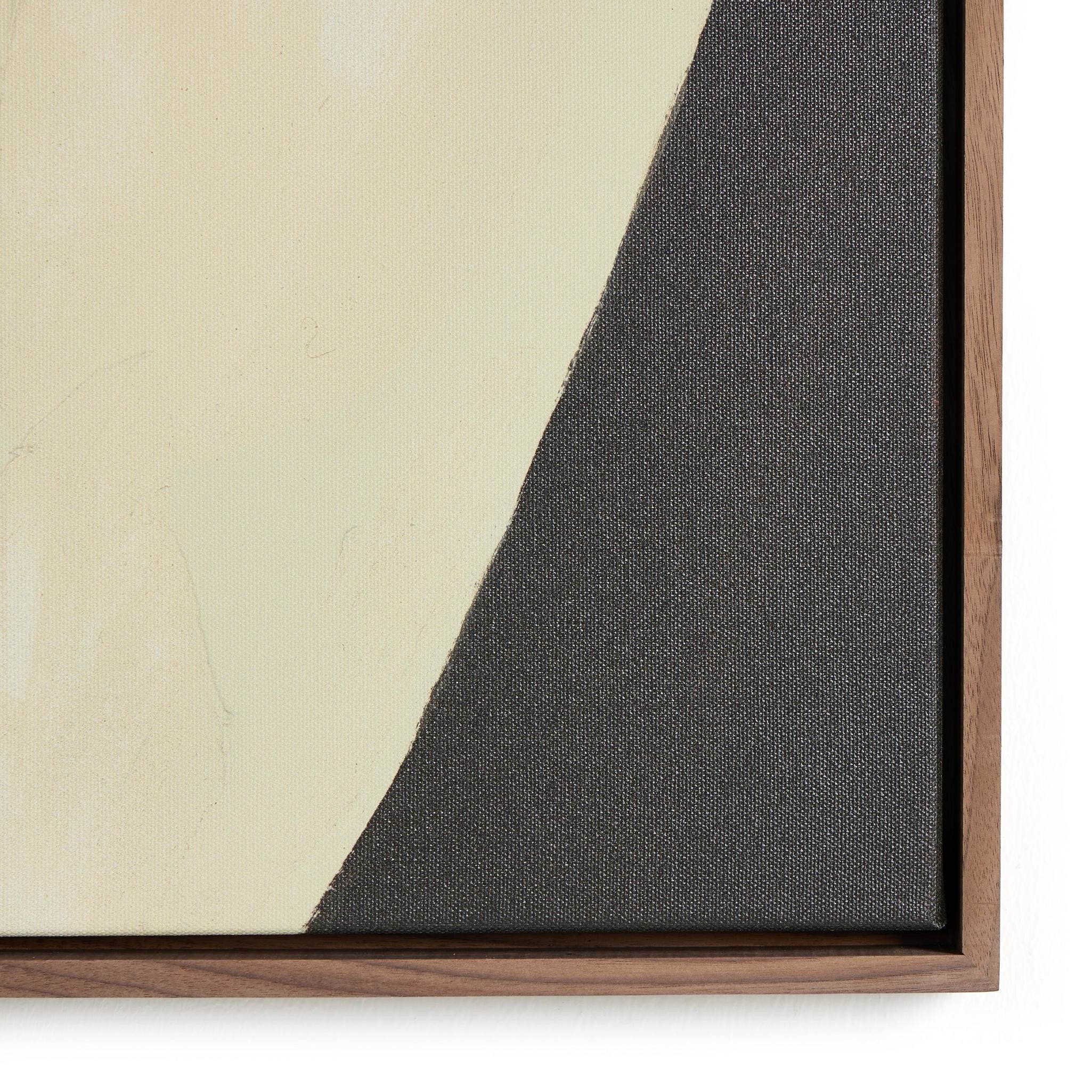 Grecco Diptych by Jess Engle - Rustic Walnut Floater - Image 4