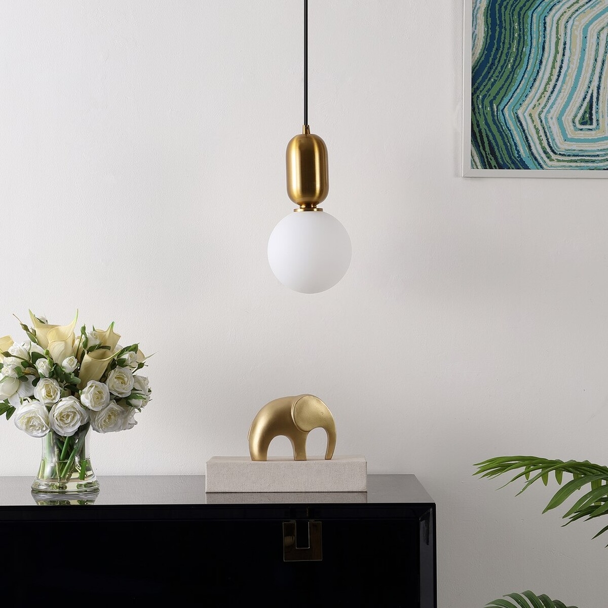 Amagiri 6 Inch Pendant - Assorted - Safavieh - Image 1