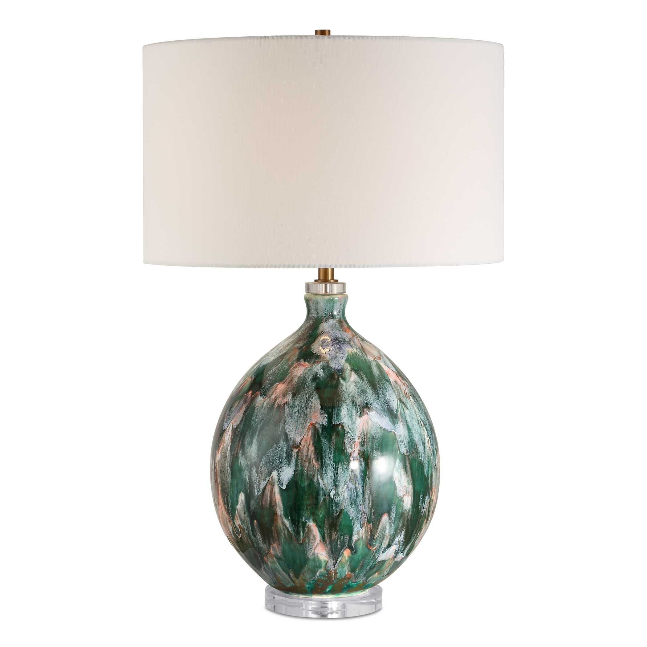 Mihaela Drip Glaze Table Lamp - Image 0