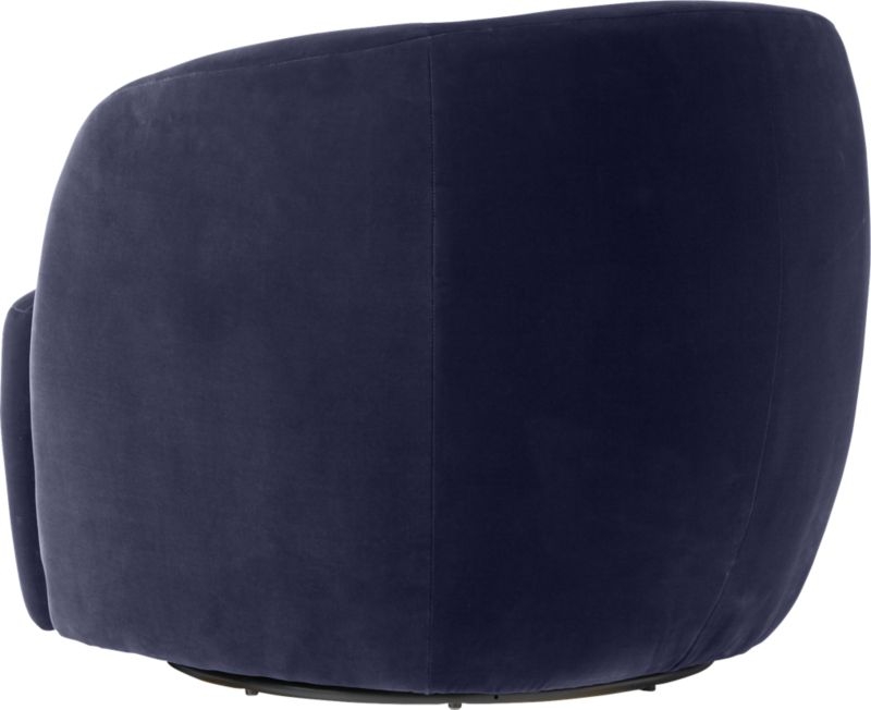 Gwyneth Navy Velvet Chair - Image 5