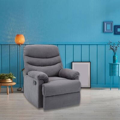 Massage Recliner Chair Home Fabric Microfiber Recliner For Living Room - Image 0