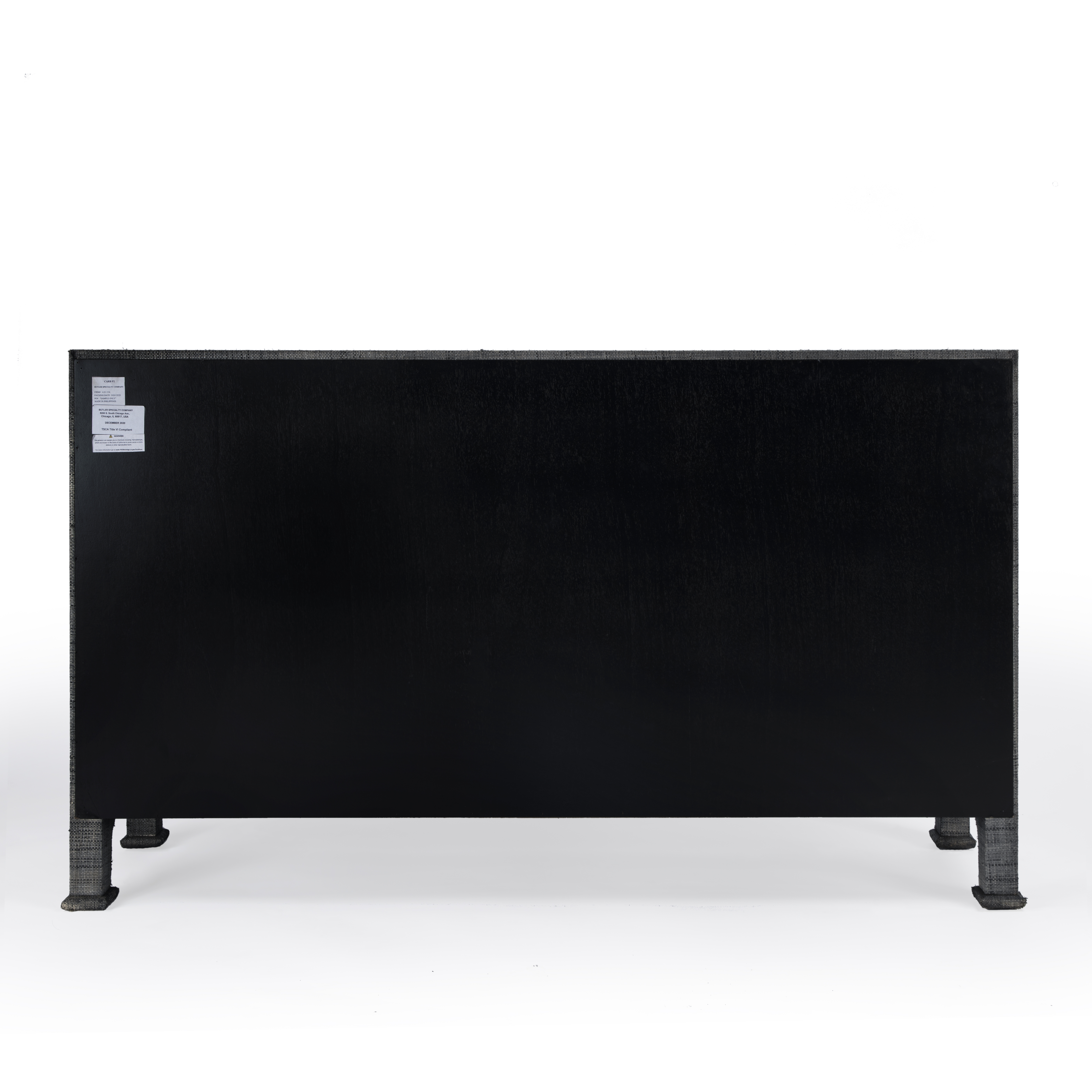 Chatham Charcoal Raffia Sideboard - Image 2
