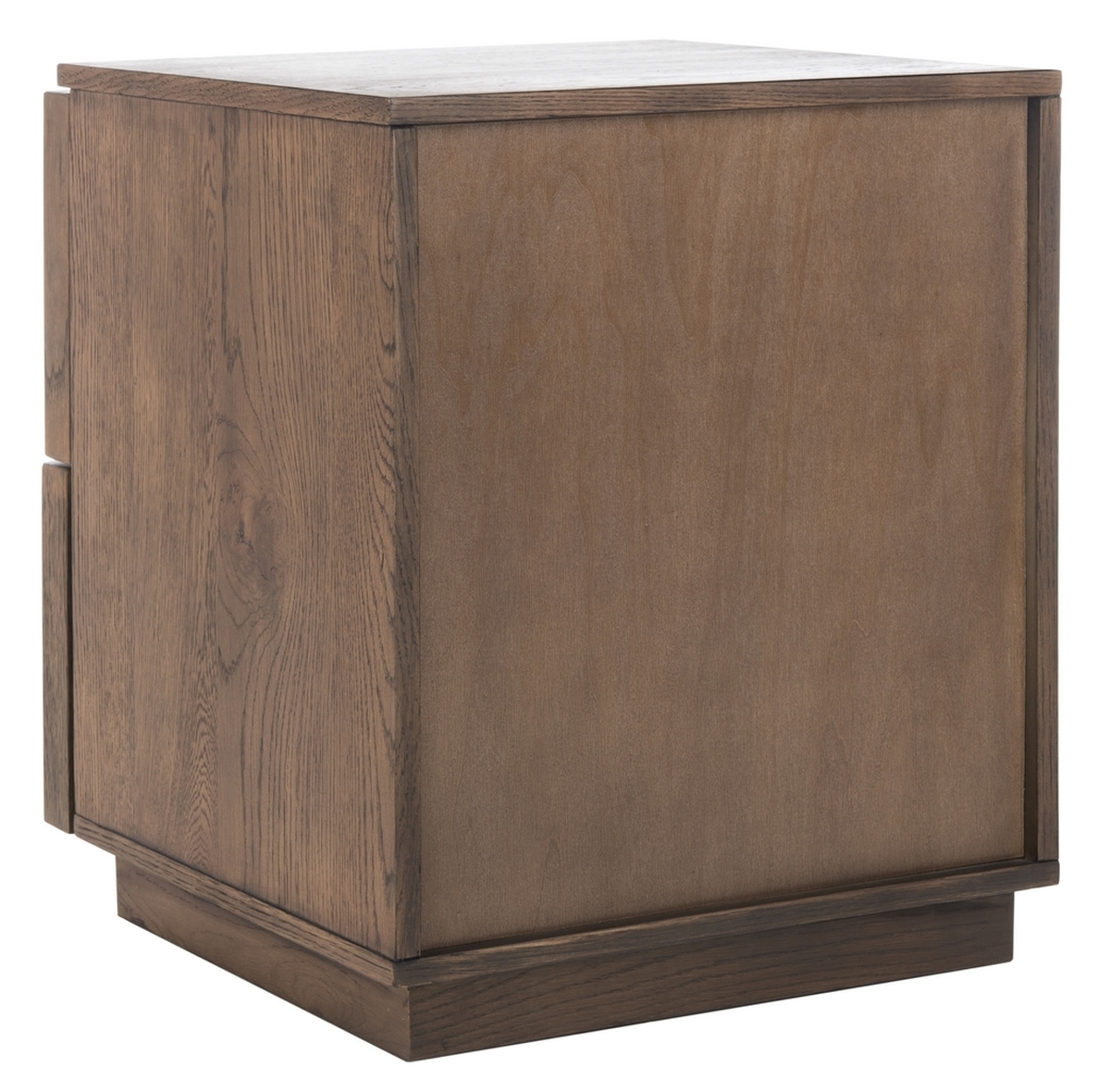 Zeus 2 Drawer Nightstand - Medium Oak - Image 5