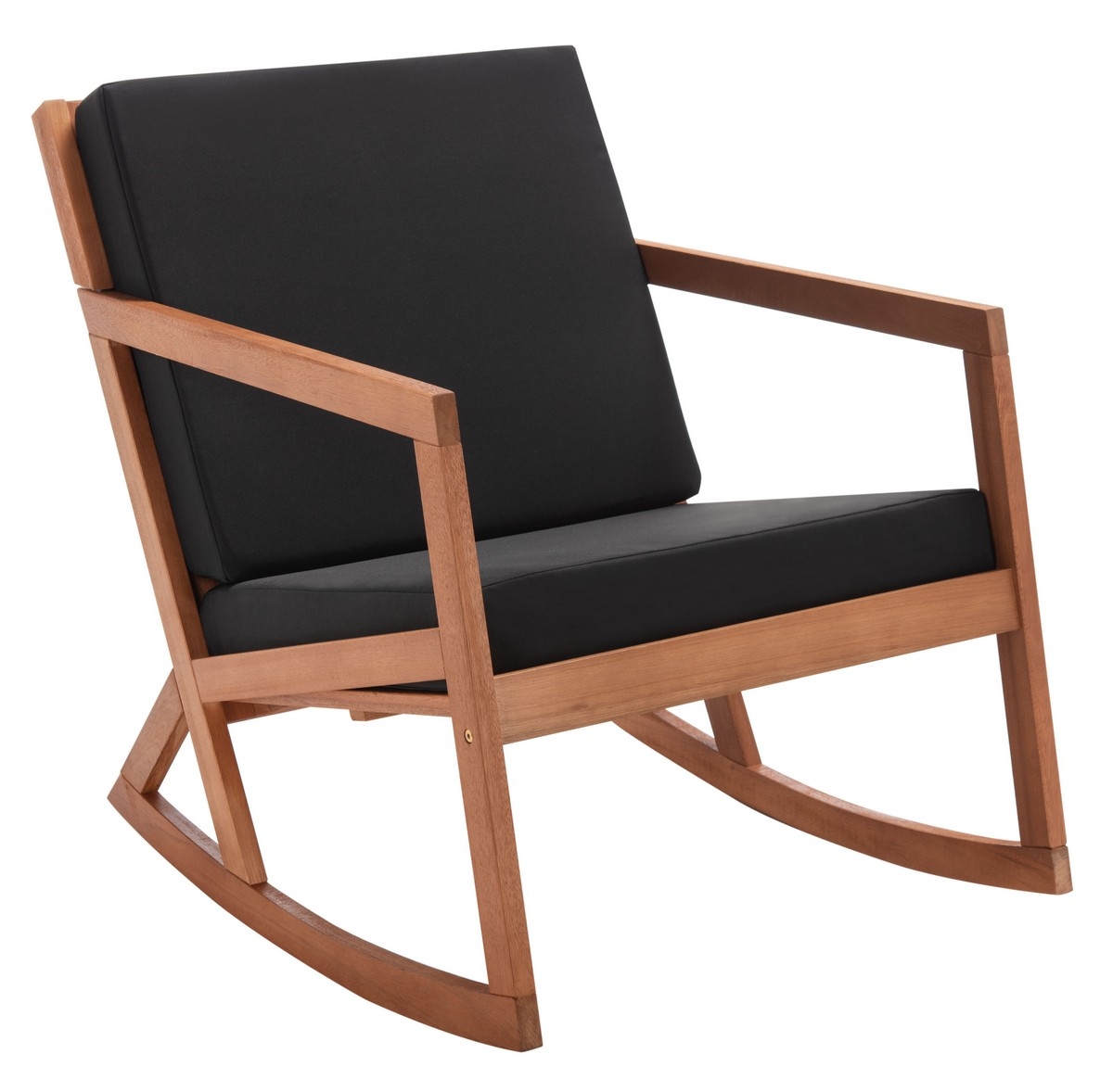 Vernon Rocking Chair - Natural/Black - Safavieh - Image 5