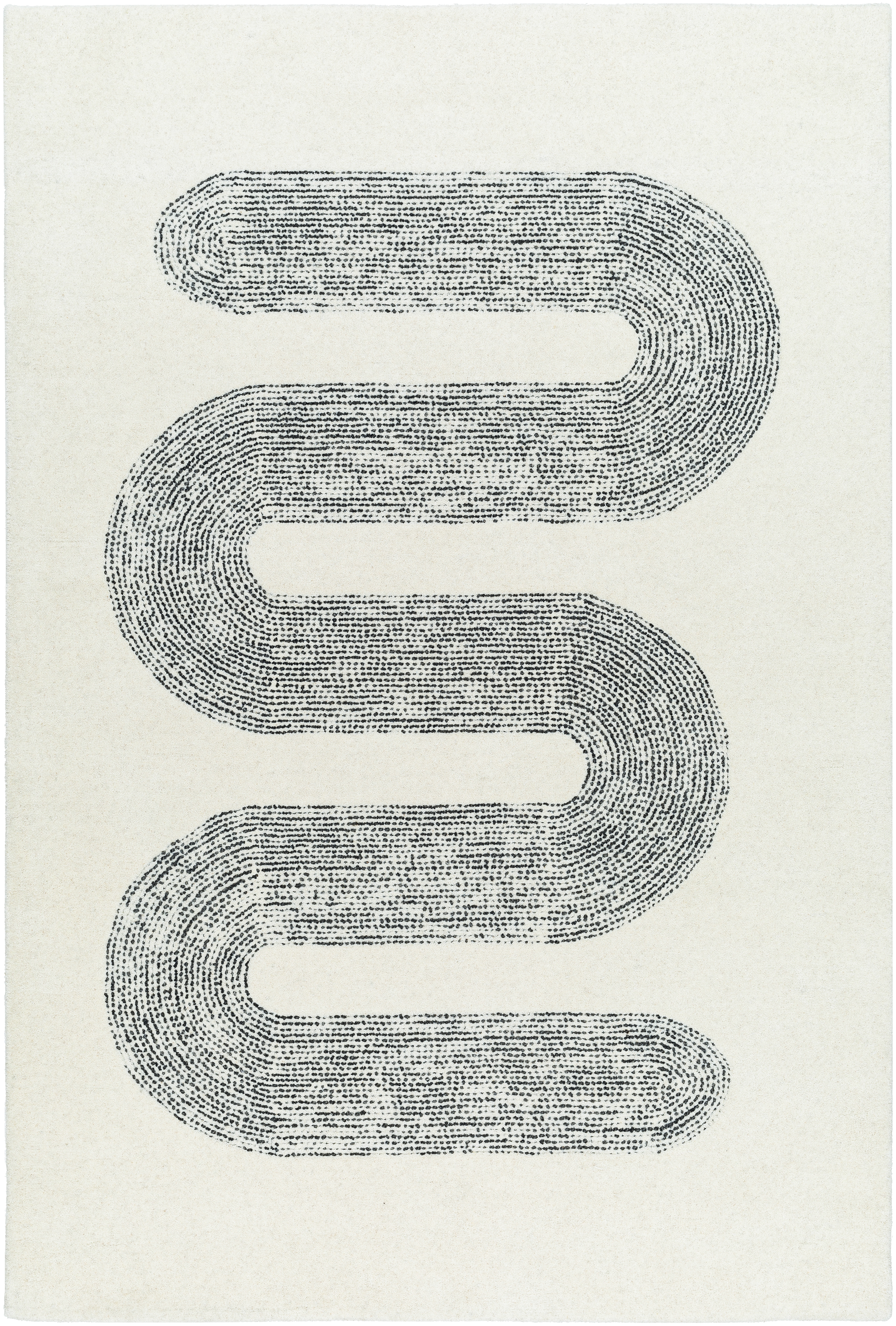 Carolena Beige Indoor 5' x 7'6" Handmade Rug - Image 0