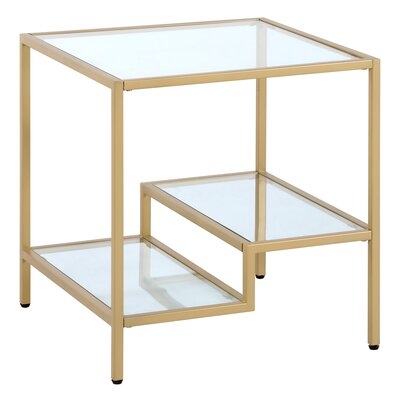 Firstime & Co. Gold Allison Modern End Table - Image 0