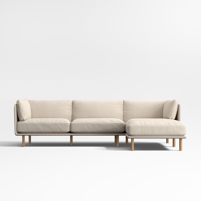 Wells 2-Piece Chaise Sectional Sofa - Image 0