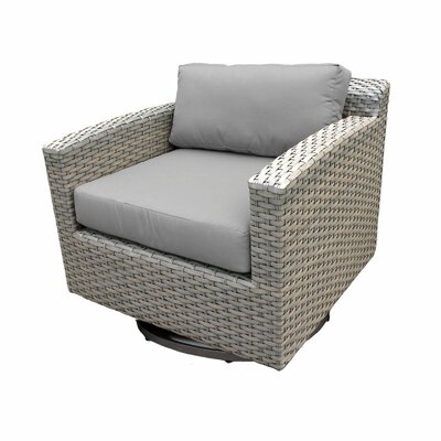 Merlyn Swivel Patio Chair with Cushions - Image 0