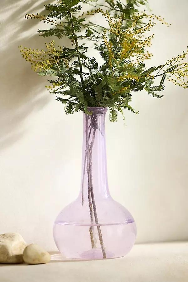 Recycled Glass Vase, Lilac - Image 0