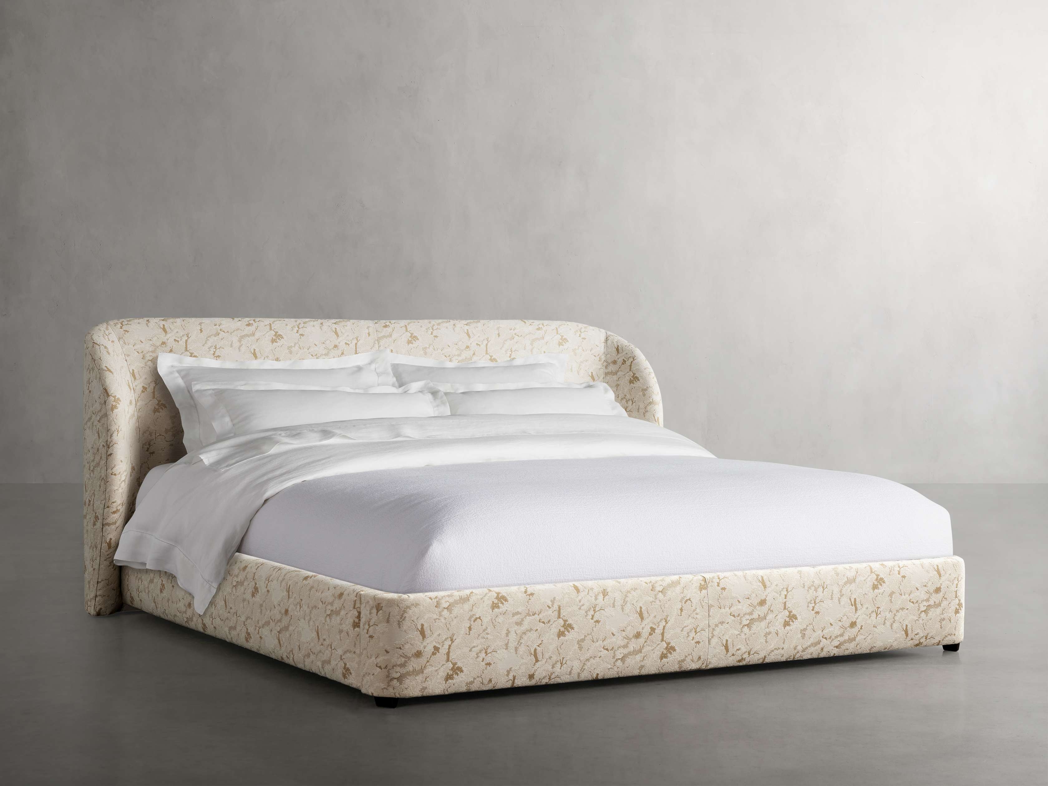 Adalynn Bed in Upholstered King None  Oaks Cashmere  - Image 0