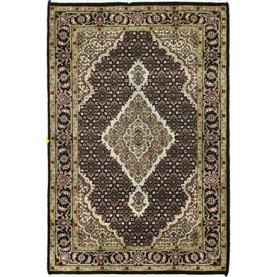 One-of-a-Kind Nayini Hand-Knotted Brown 3'4" x 5' Wool Area Rug - Image 0