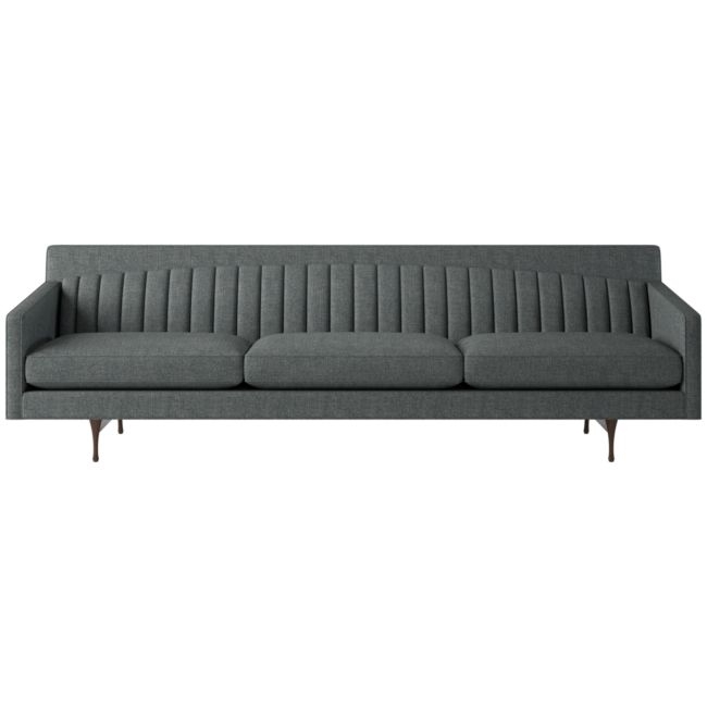 Symmetric Sofa 103" Nomad Charcoal - Image 0