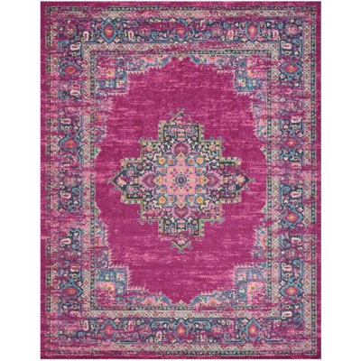 Oriental Area Rug in Fuchsia - Image 0