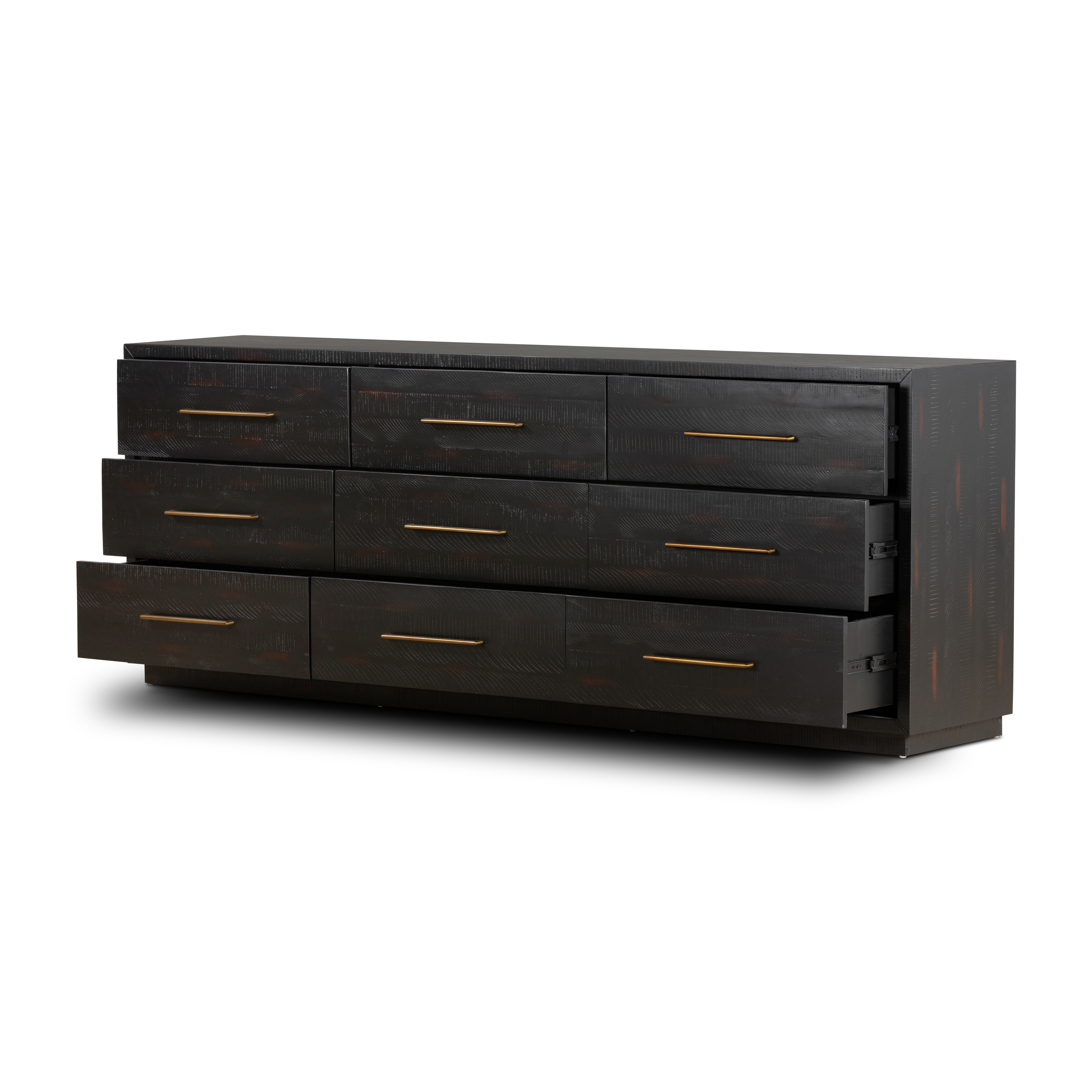 Suki 9 Drawer Dresser-Burnished Black - Image 3