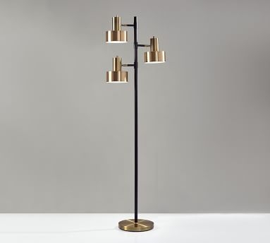 Stanton Triple Head Floor Lamp, Bronze - Image 1