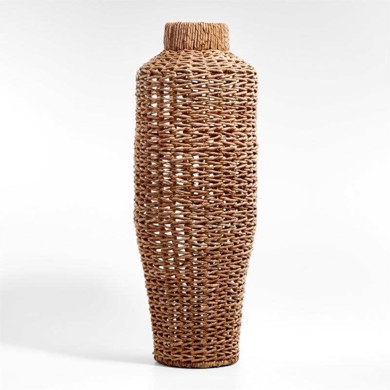 Large Woven Floor Vase - Image 1