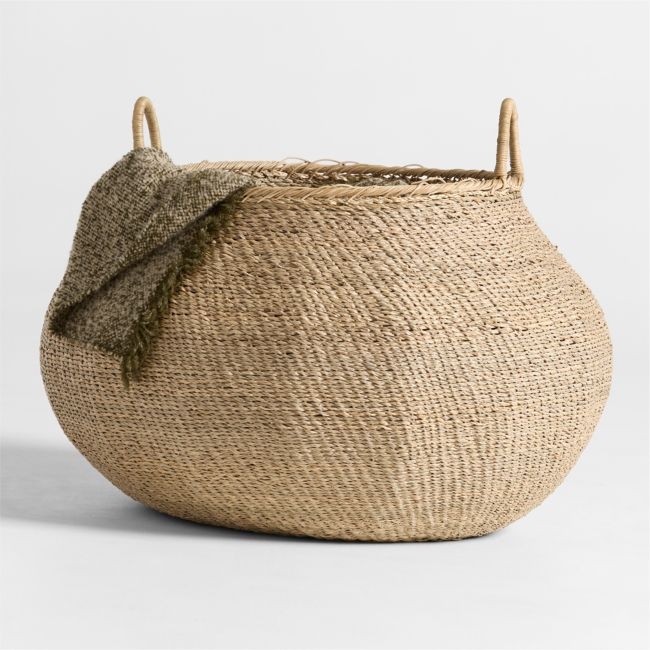 Nes Medium Woven Basket 15" by Brigette Romanek - Image 0