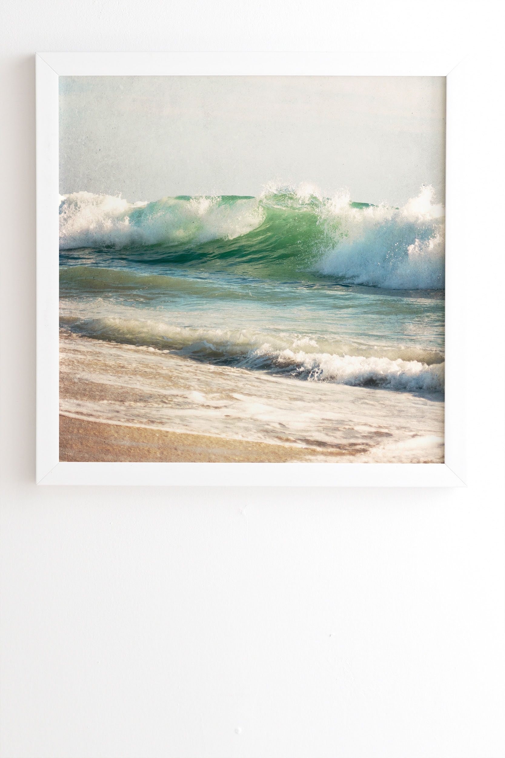 Splash by Bree Madden - Framed Wall Art Basic White 11" x 13" - Image 1