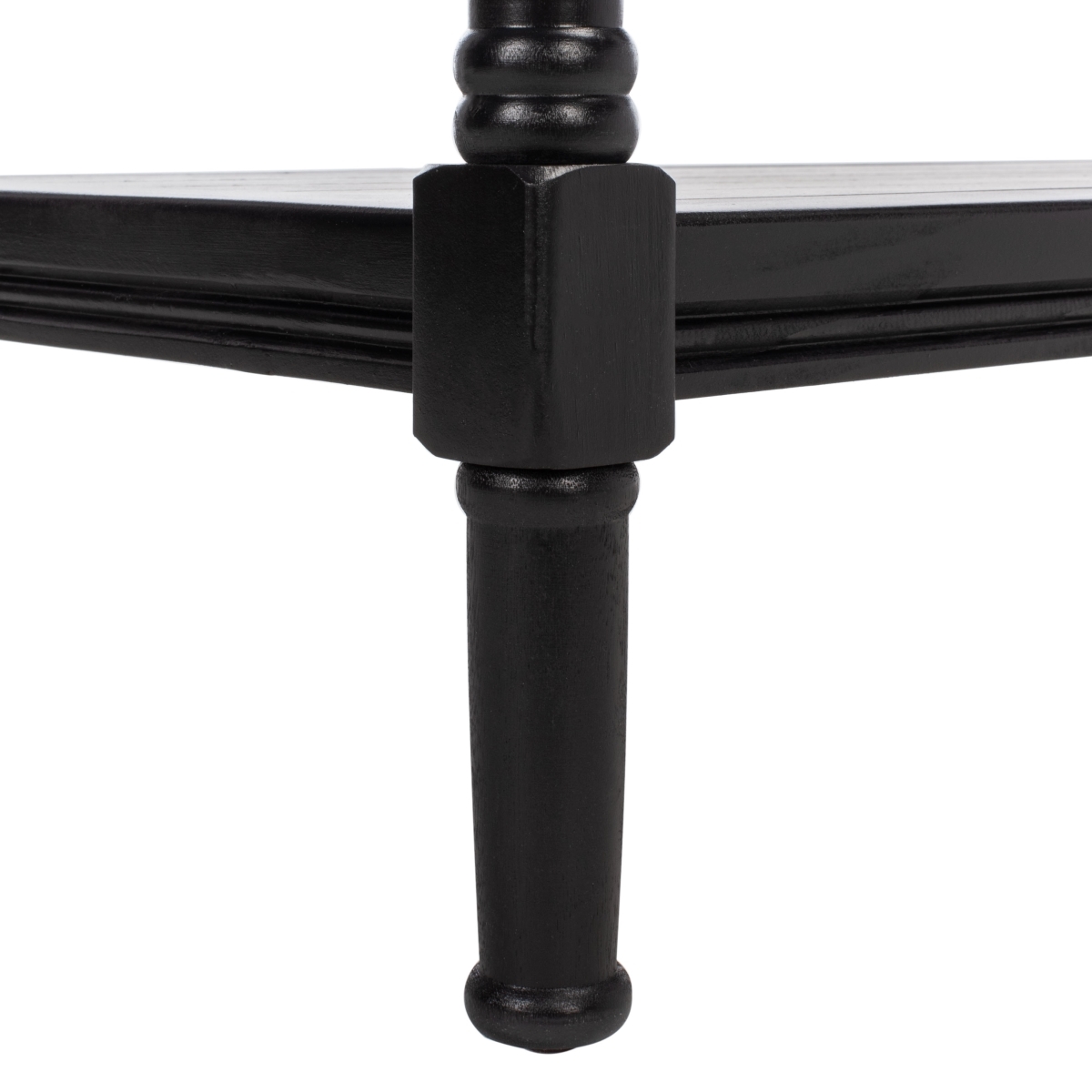 Rafiki 3 Shelf Console - Black - Safavieh - Image 3