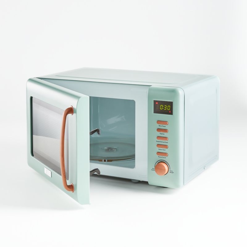 HADEN Dorchester Silt Green Compact Microwave - Image 1