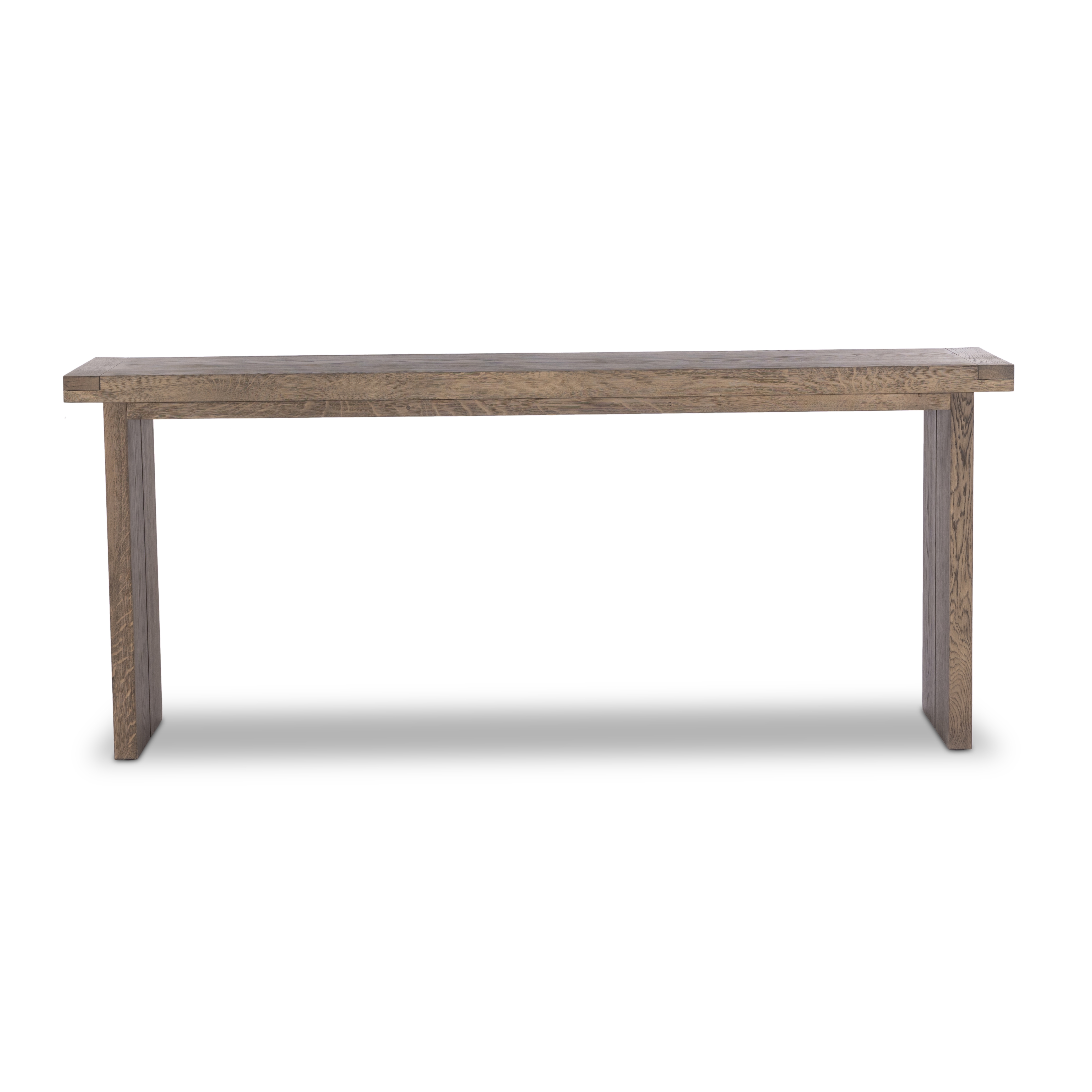 Warby Console Table - Worn Oak Veneer - Image 3