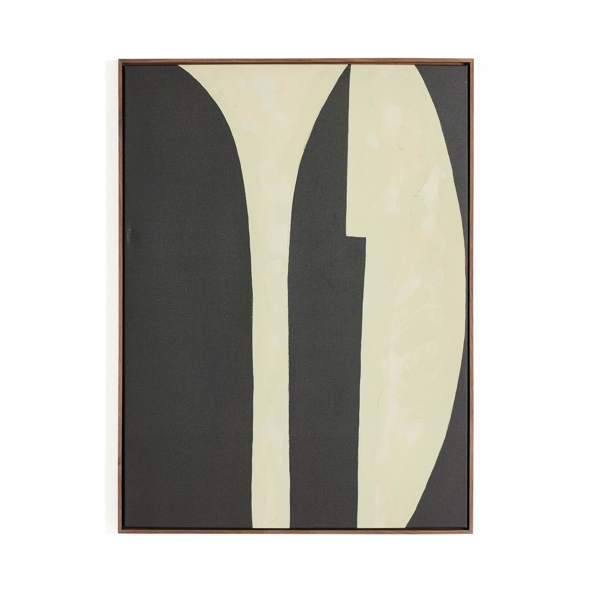 Grecco Diptych by Jess Engle - Rustic Walnut Floater - Image 7