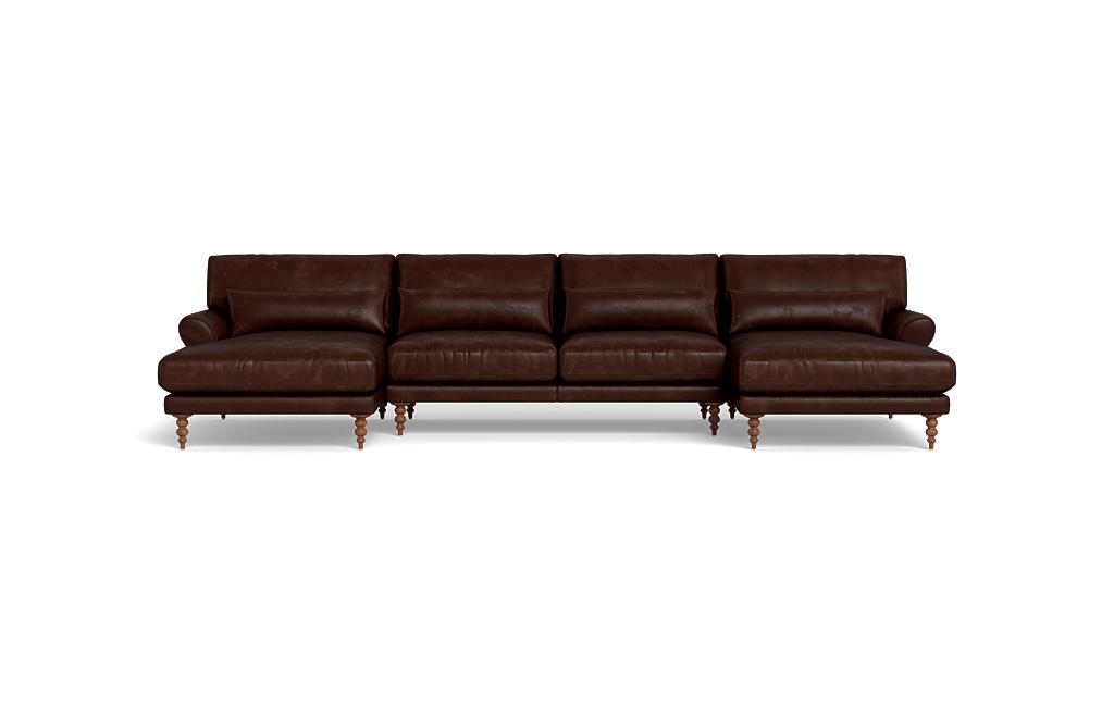 Maxwell Leather U-Sectional Sofa by Apartment Therapy - Image 0