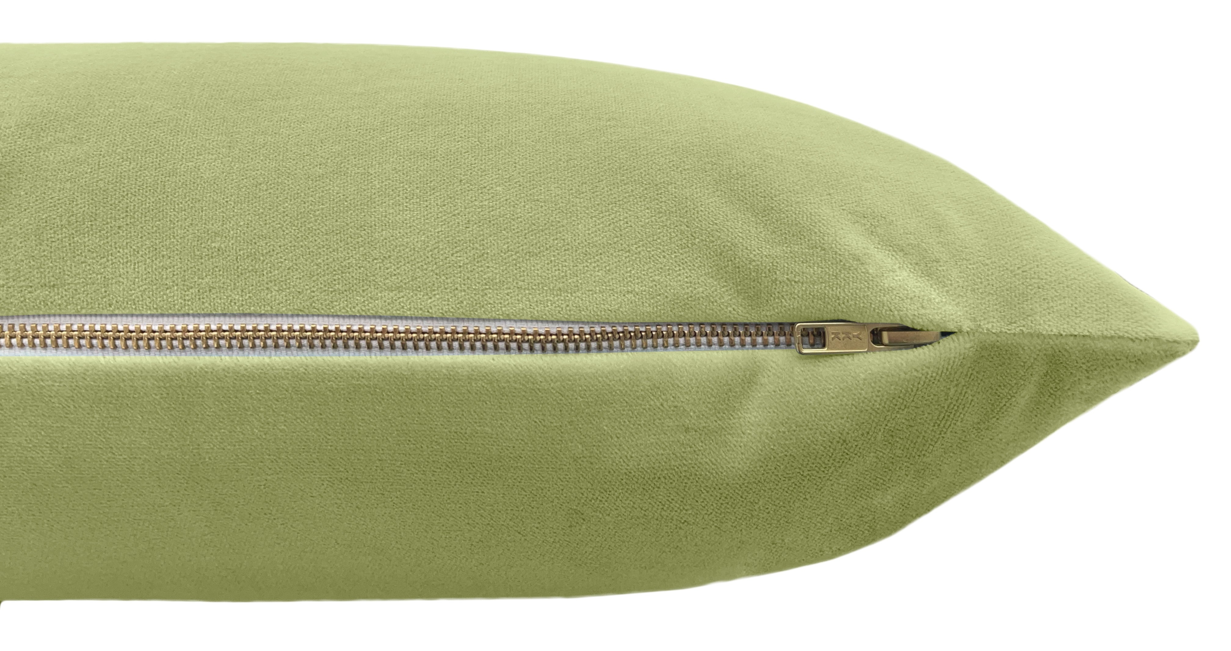THE XL LUMBAR :: SOCIETY VELVET // CELADON - 14" X 48" - Image 1