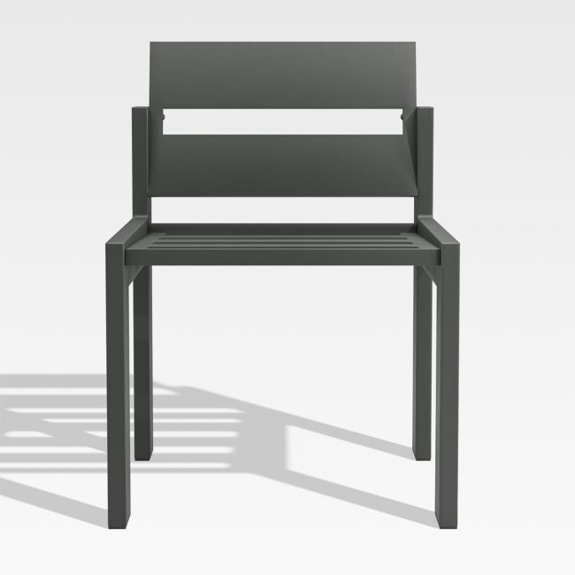 Walker Metal Outdoor Dining Side Chair - Image 0