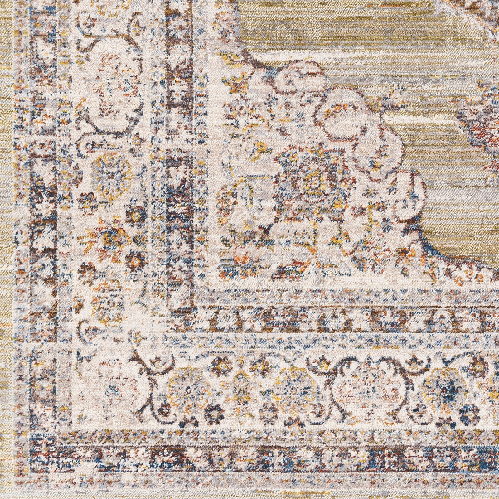 Ephesians Beige Indoor 2' x 2'11" Machine Woven Rug - Image 1