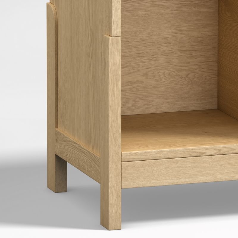 Rue Natural Wood 12-Cube Bookcase - Image 3