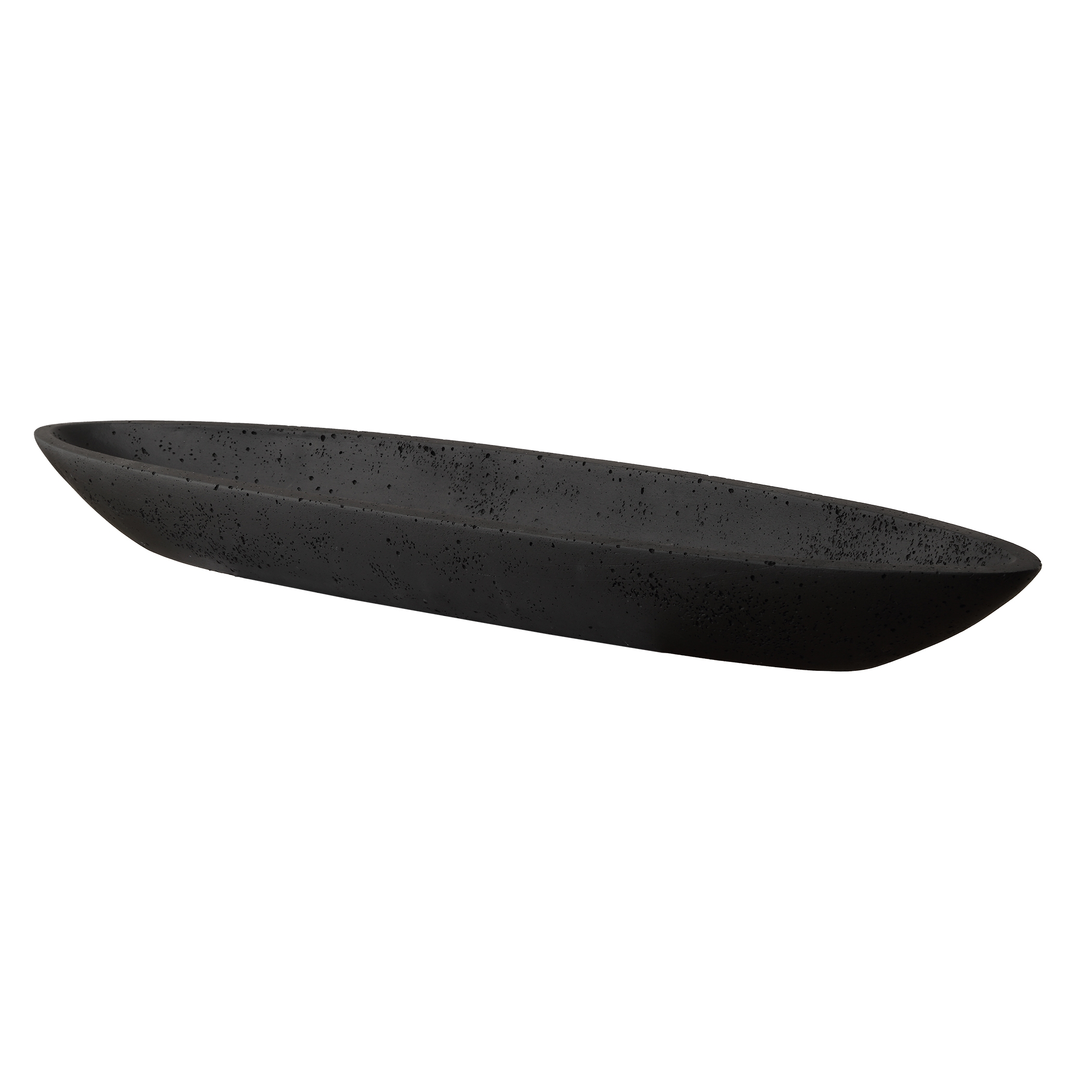 Vessel Cast Black Canoe Bowl - Image 4