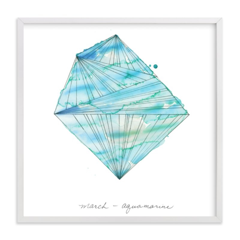March - Aquamarine Limited Edition Fine Art Print 1 - Image 0