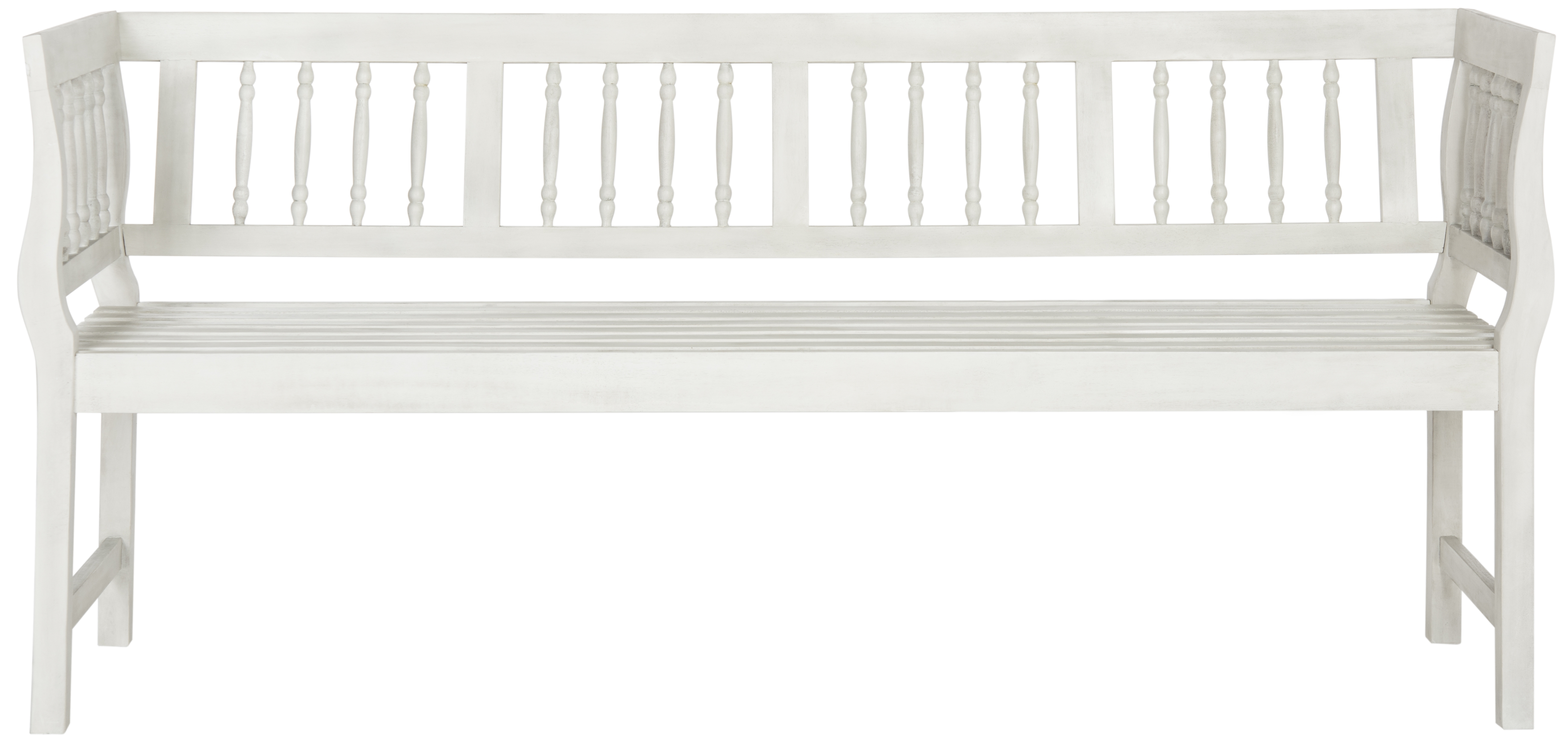 Brentwood Bench - Ash Grey/Beige - Safavieh - Image 0