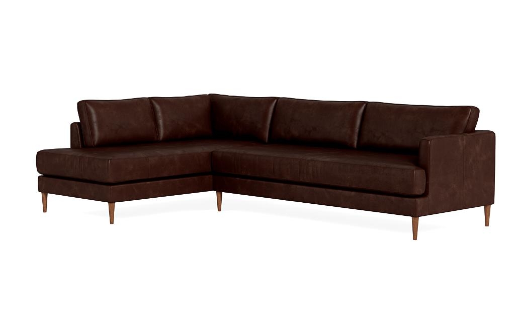 Winslow Leather 3-Seat Left Bumper Sectional - Image 2
