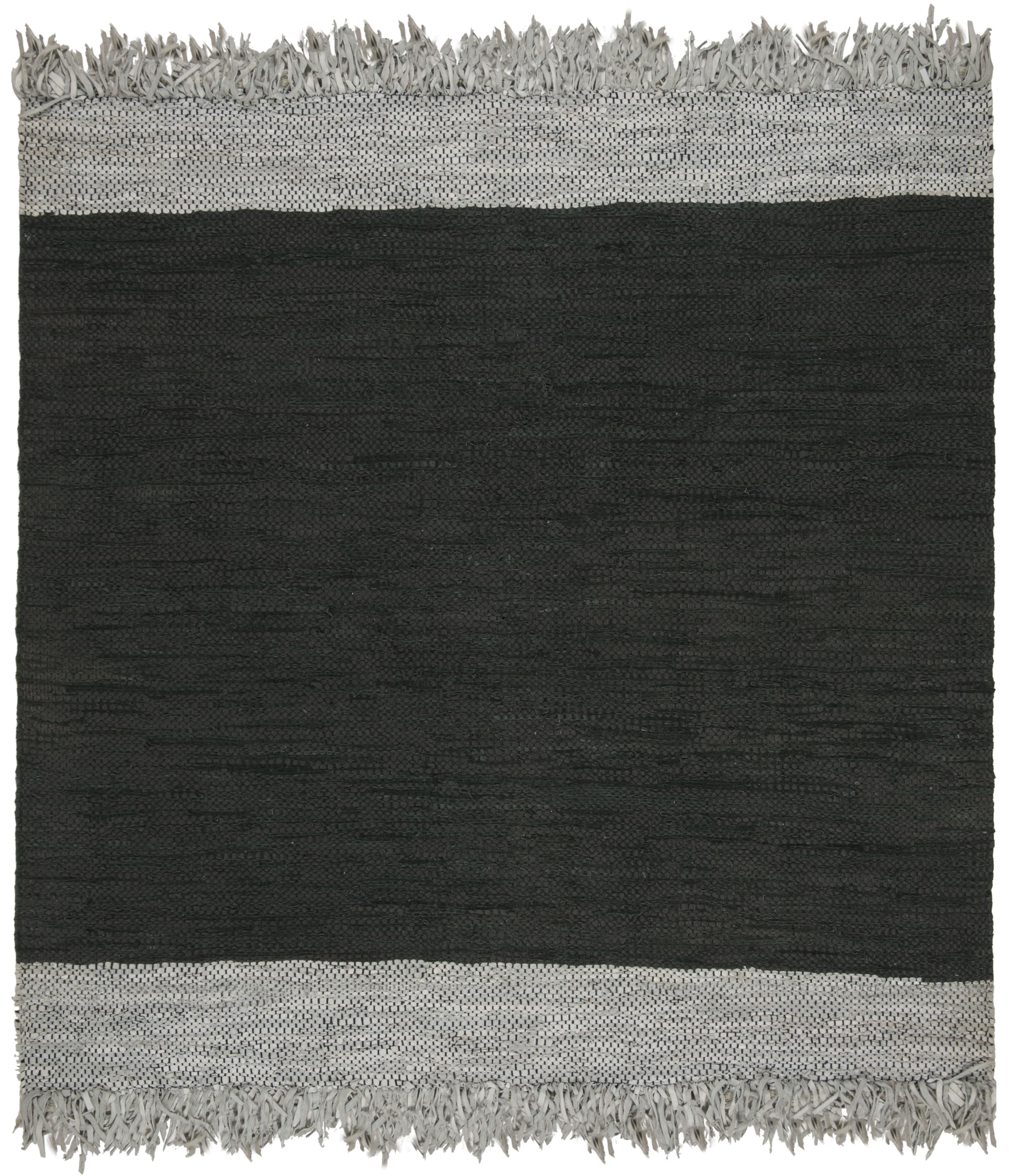 Arlo Home Hand Woven Area Rug, VTL310E, Light Grey/Black,  6' X 6' Square - Image 0