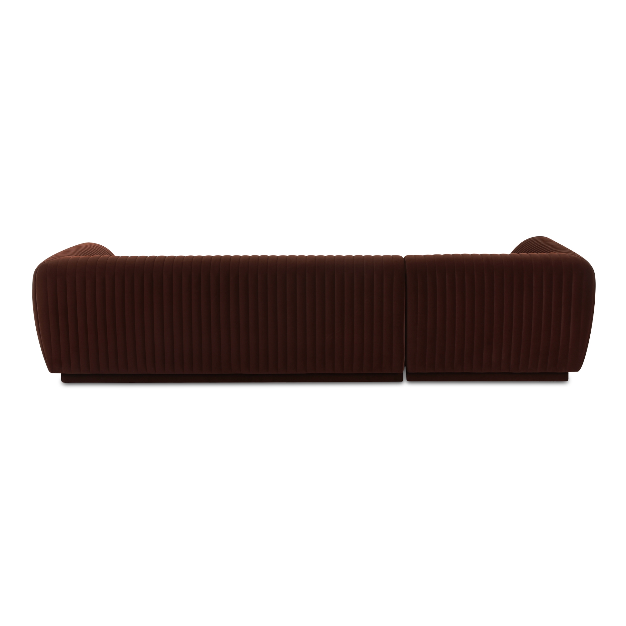 Zandro Left Sectional Warm Brown - Image 3