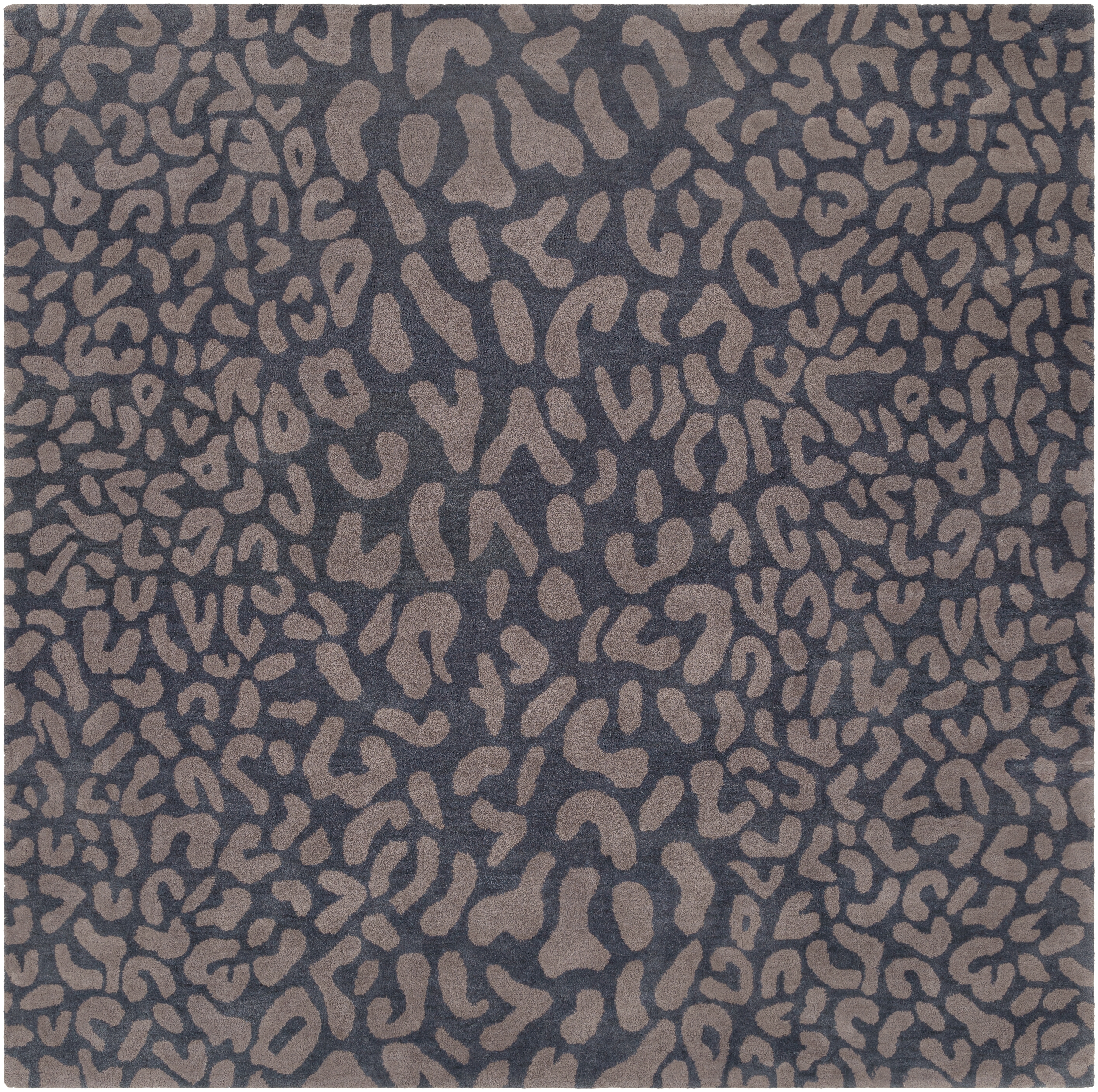 Athena Blue Indoor 9'9" x 9'9" Handmade Rug - Image 0