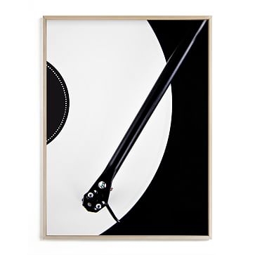 Minted Silent Disco, 18X24, Full Bleed Framed Print, Black Wood Frame - Image 1