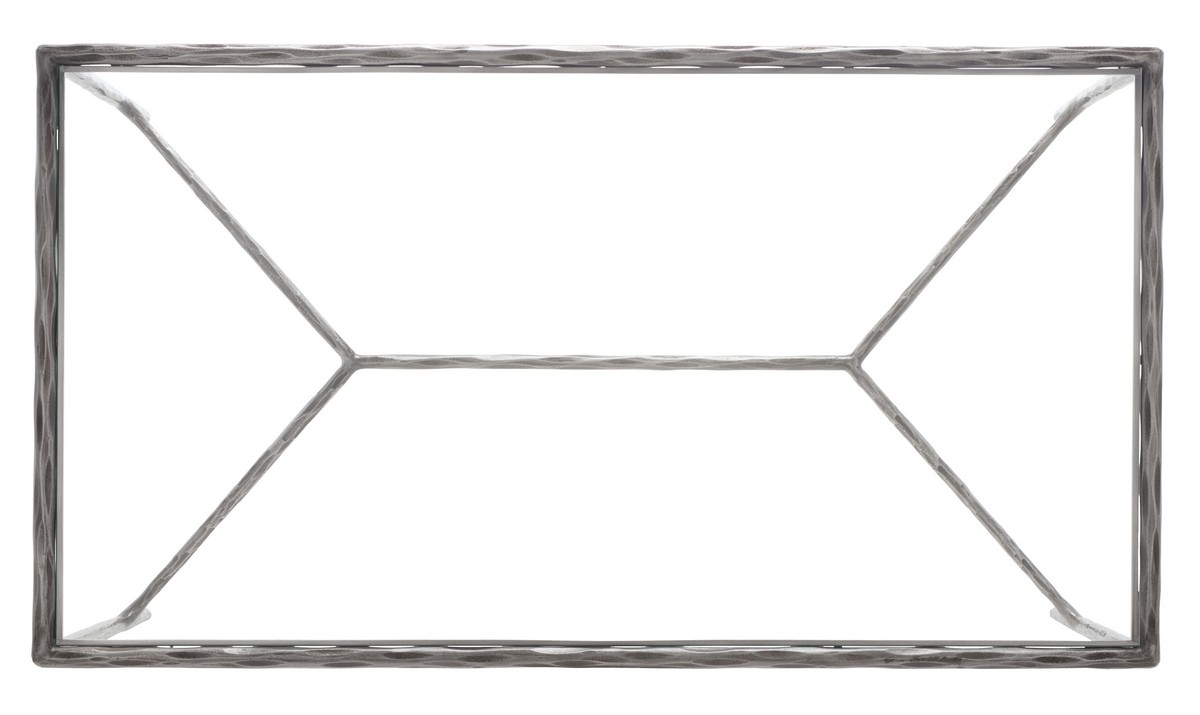 Jessa Metal Coffee Table - Silver - Image 4
