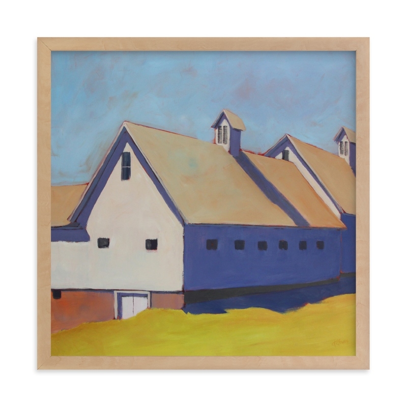 Saffron And Blue Shade Limited Edition Fine Art Print 1 - Image 0