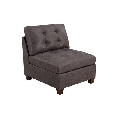 Kellia 30'' Wide Tufted Polyester Slipper Chair - Image 0