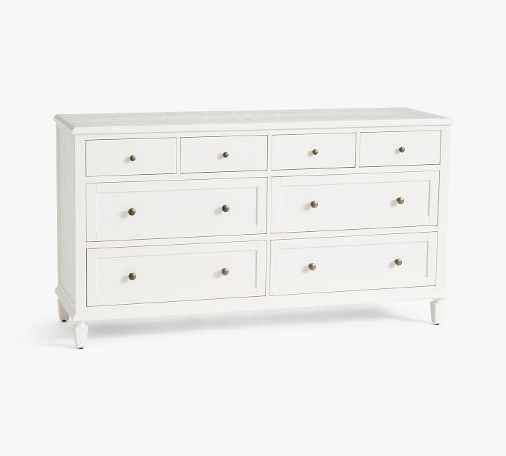 Sausalito Wood 8-Drawer Wide Dresser, Montauk White - Image 5