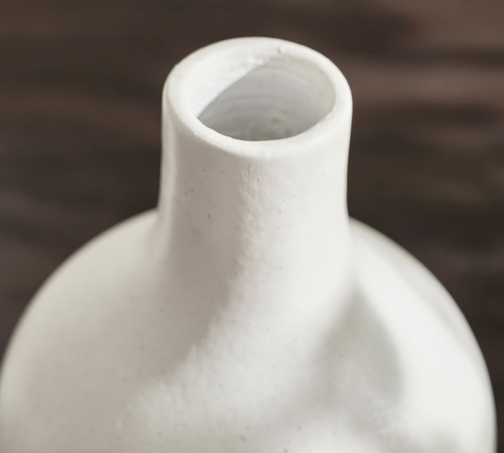 Studio Vase Collection, Small Bottle, White - Image 2