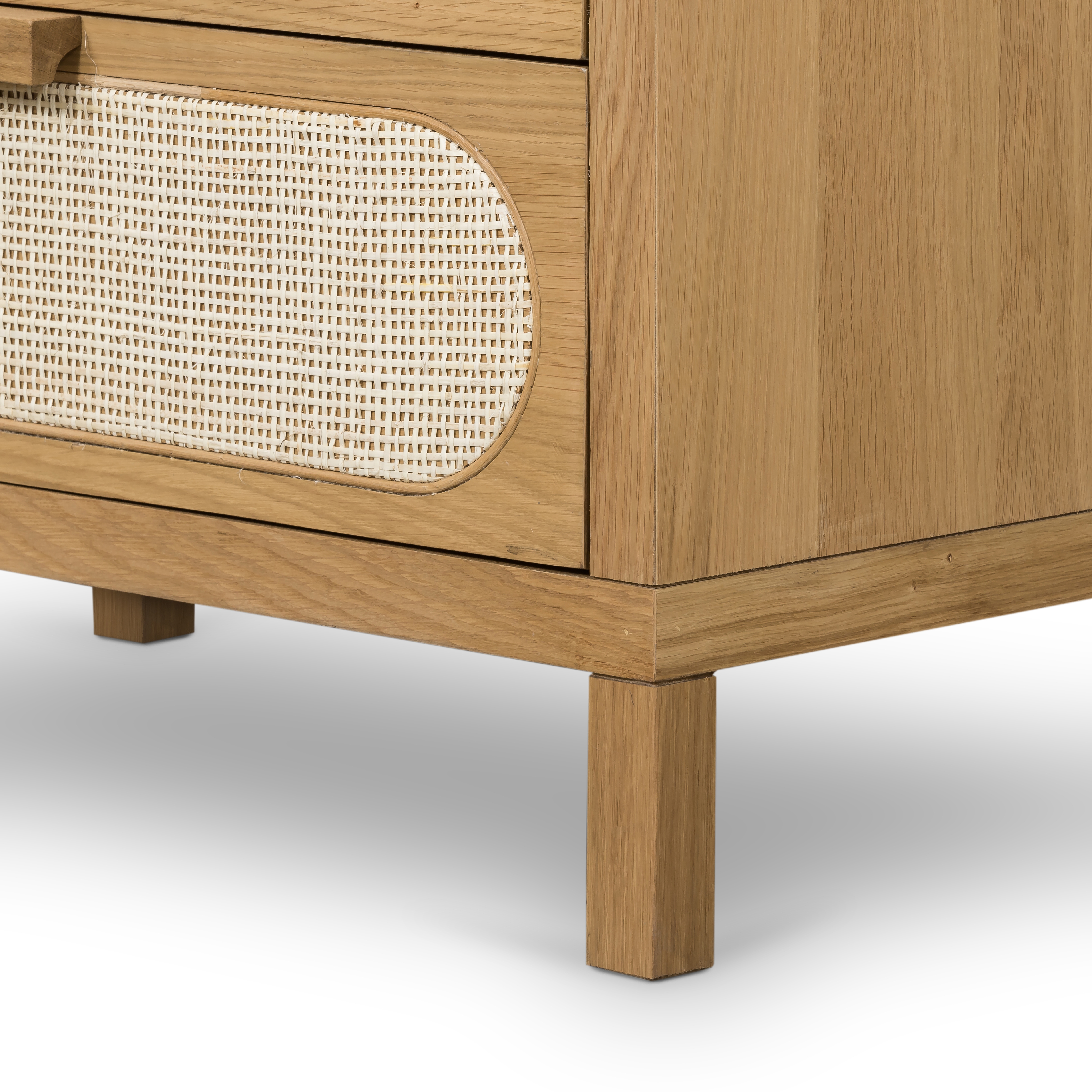 Allegra 5 Drawer Dresser-Natural Cane - Image 6