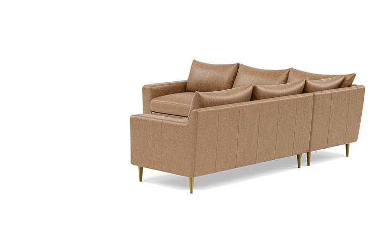 Sloan Leather 4-Seat Corner Sectional Sofa - Image 2
