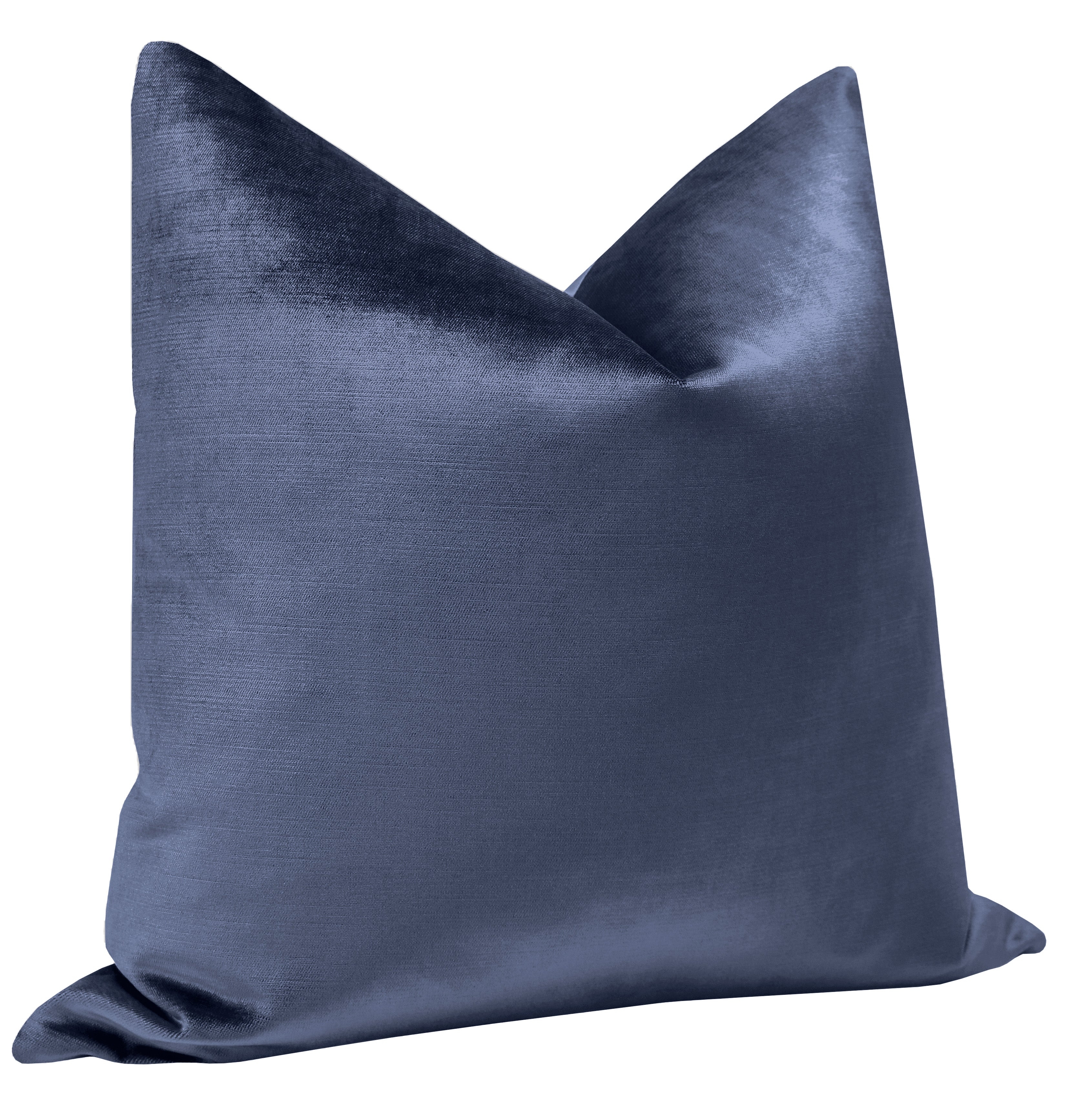 FAUX SILK VELVET // PRUSSIAN BLUE - BY THE YARD - Image 1